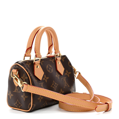 Louis Vuitton Monogram Nano Speedy Bandouliere 3 of 11