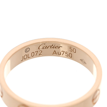 Cartier 18K Yellow Gold 3.5mm LOVE Wedding Band Ring 50 5.25 4 of 5