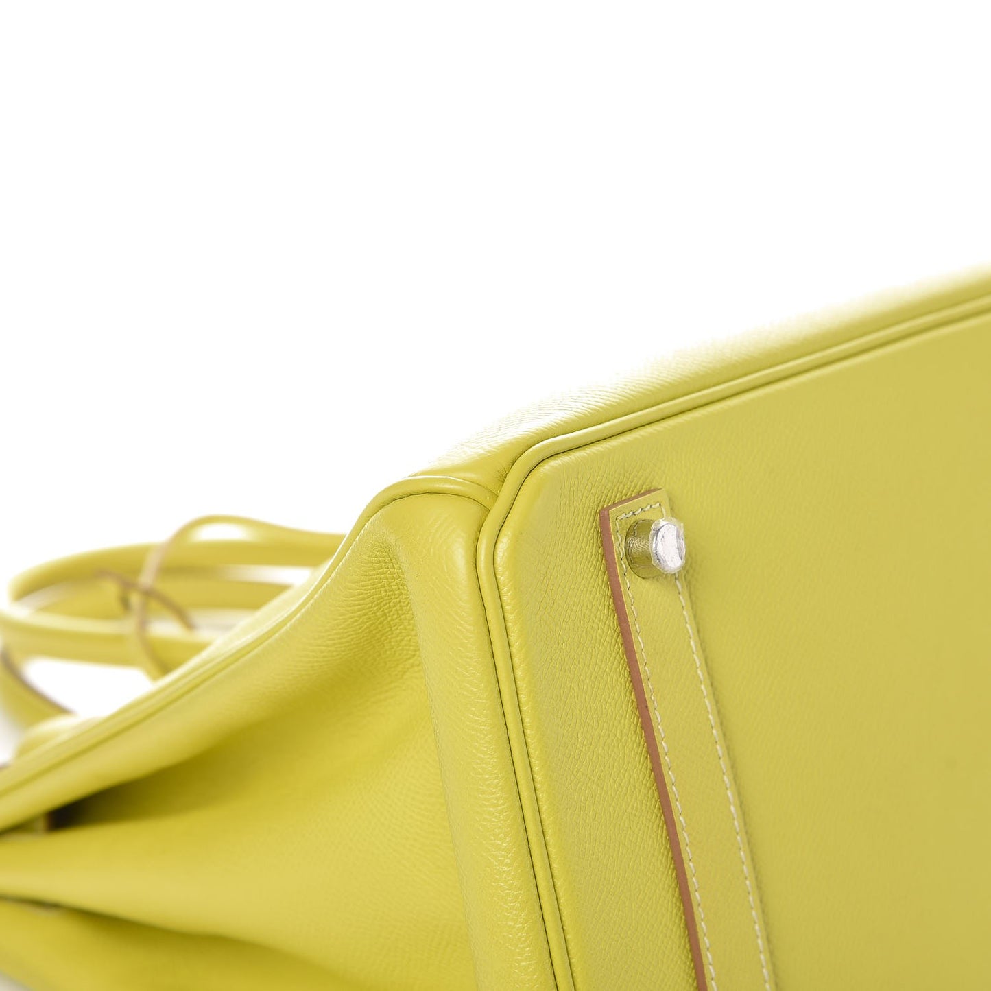 Epsom Candy Birkin 35 Lime Gris Perle