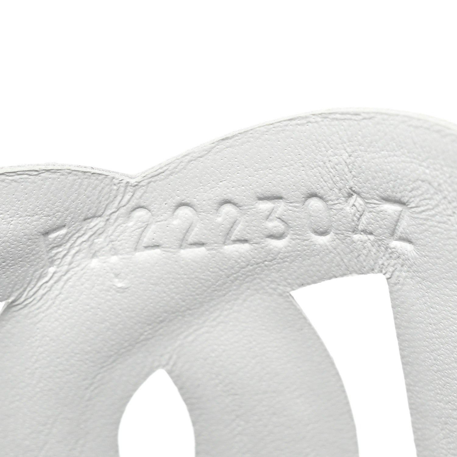 Hermes Nappa Womens Extra Sandals 36.5 White 7 of 9