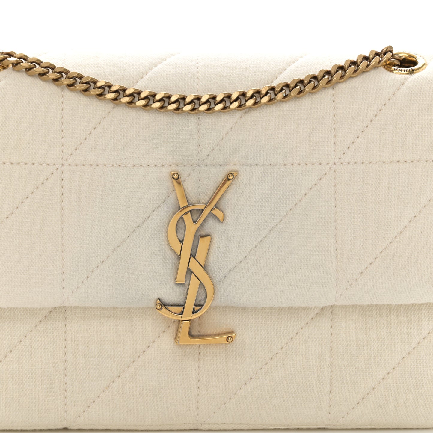 Crinkle Cotton Patchwork Monogram Medium Jamie Vanilla Ice