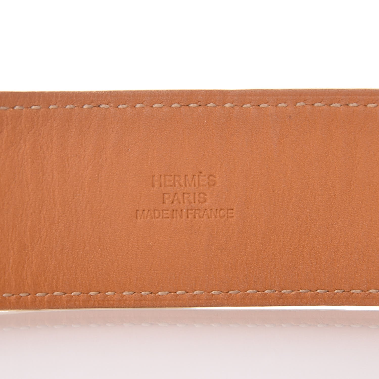 Hermes Epsom Kelly Dog Bracelet White 4 of 6