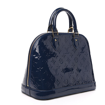 Louis Vuitton Vernis Alma PM Grand Blue 2 of 10