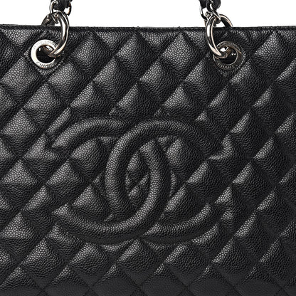Chanel Caviar Quilted Grand Shopping Tote GST Black 8 of 8