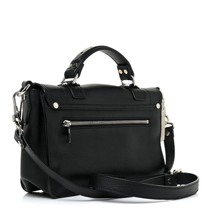 Proenza Schouler Lambskin Tiny PS1 Satchel Black 3 of 9