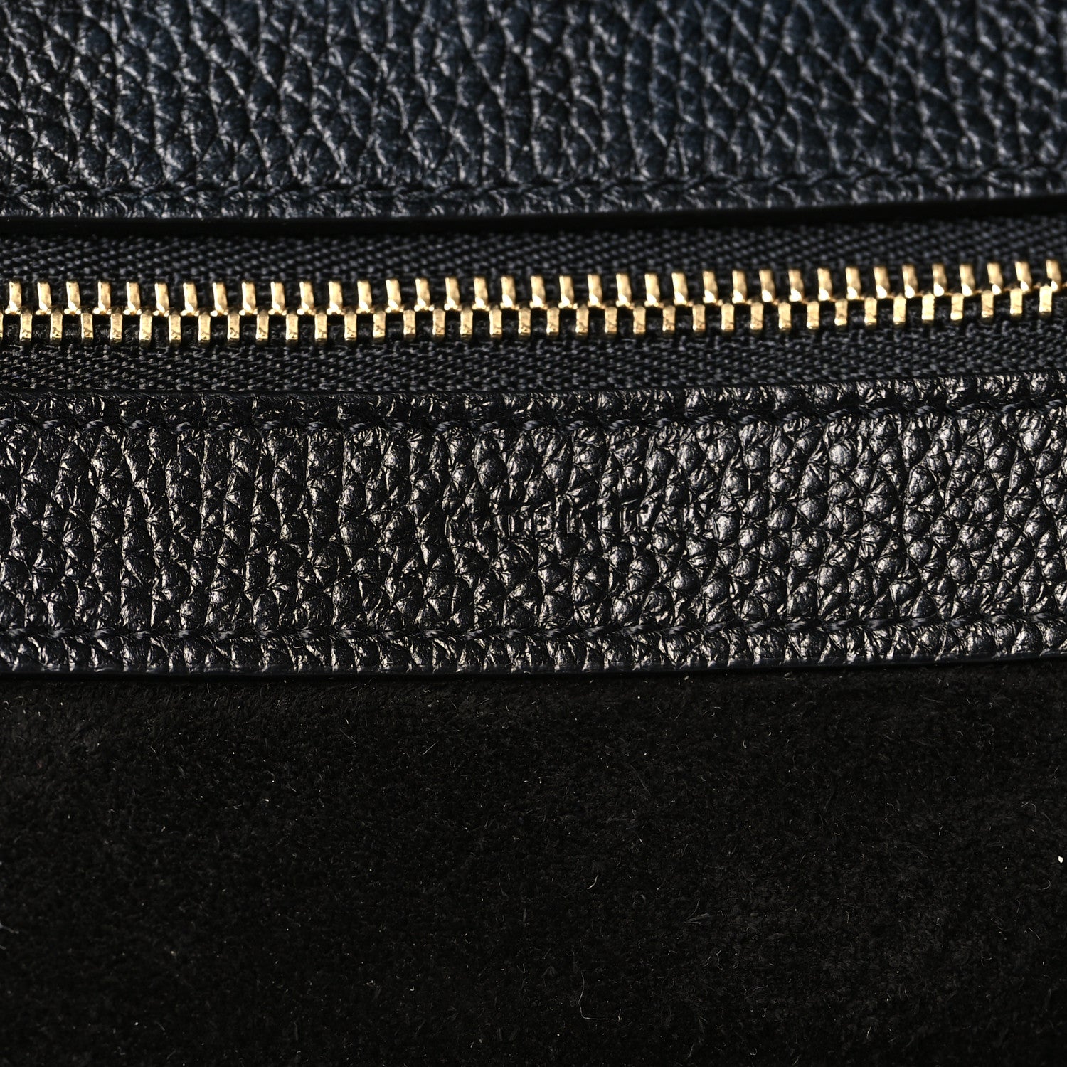 Celine Soft Grained Calfskin Medium Belt Cabas Phantom Black 7 of 9