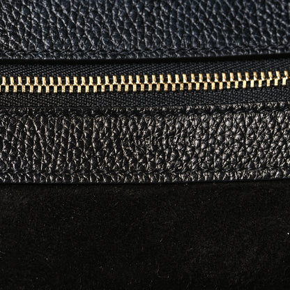 Celine Soft Grained Calfskin Medium Belt Cabas Phantom Black 7 of 9