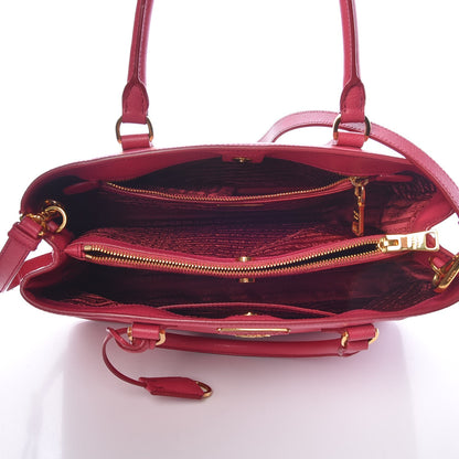 Prada Saffiano Lux Medium Tote Peonia 6 of 7