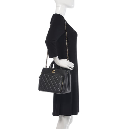 Chanel Caviar Quilted Small Business Affinity Shopping Bag Black 2 of 10