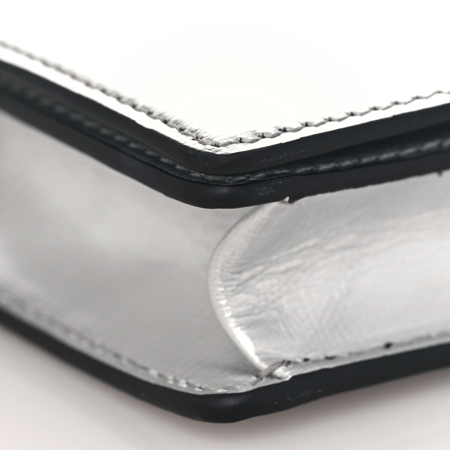 Tom Ford Metallic Palmellato Calfskin TF Mini Bag Silver 7 of 9
