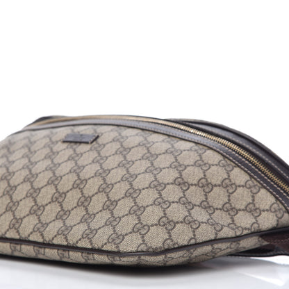 Gucci GG Supreme Monogram Belt Bag Dark Brown 7 of 10
