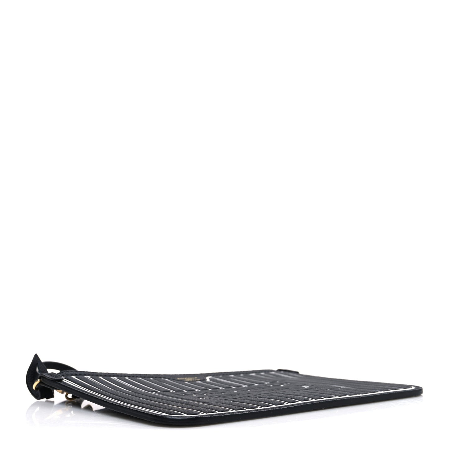 Calfskin Neverfull Inside Out MM Pochette Black