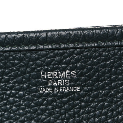 Hermes Taurillon Clemence Evelyne III PM Vert Cypress 6 of 12