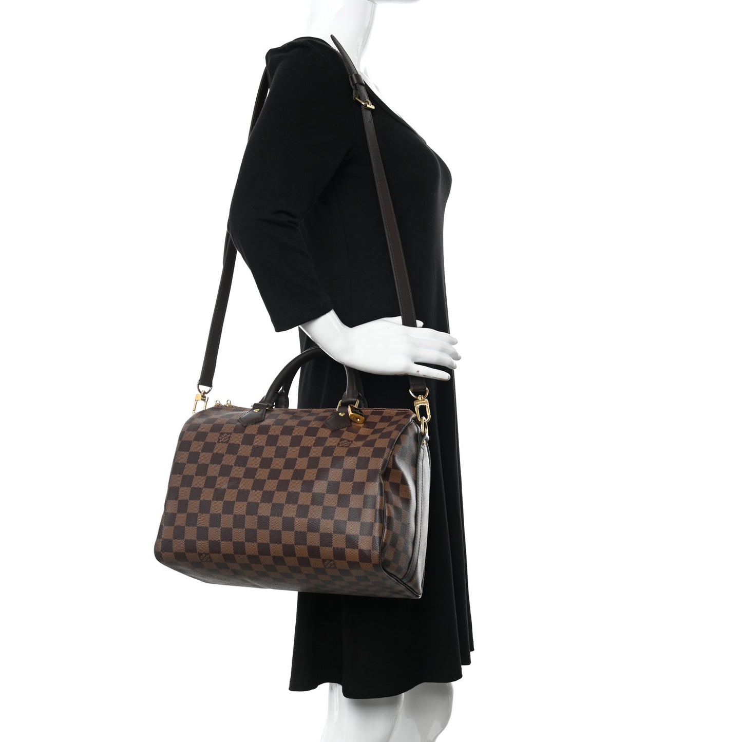 Damier Ebene Speedy Bandouliere 30