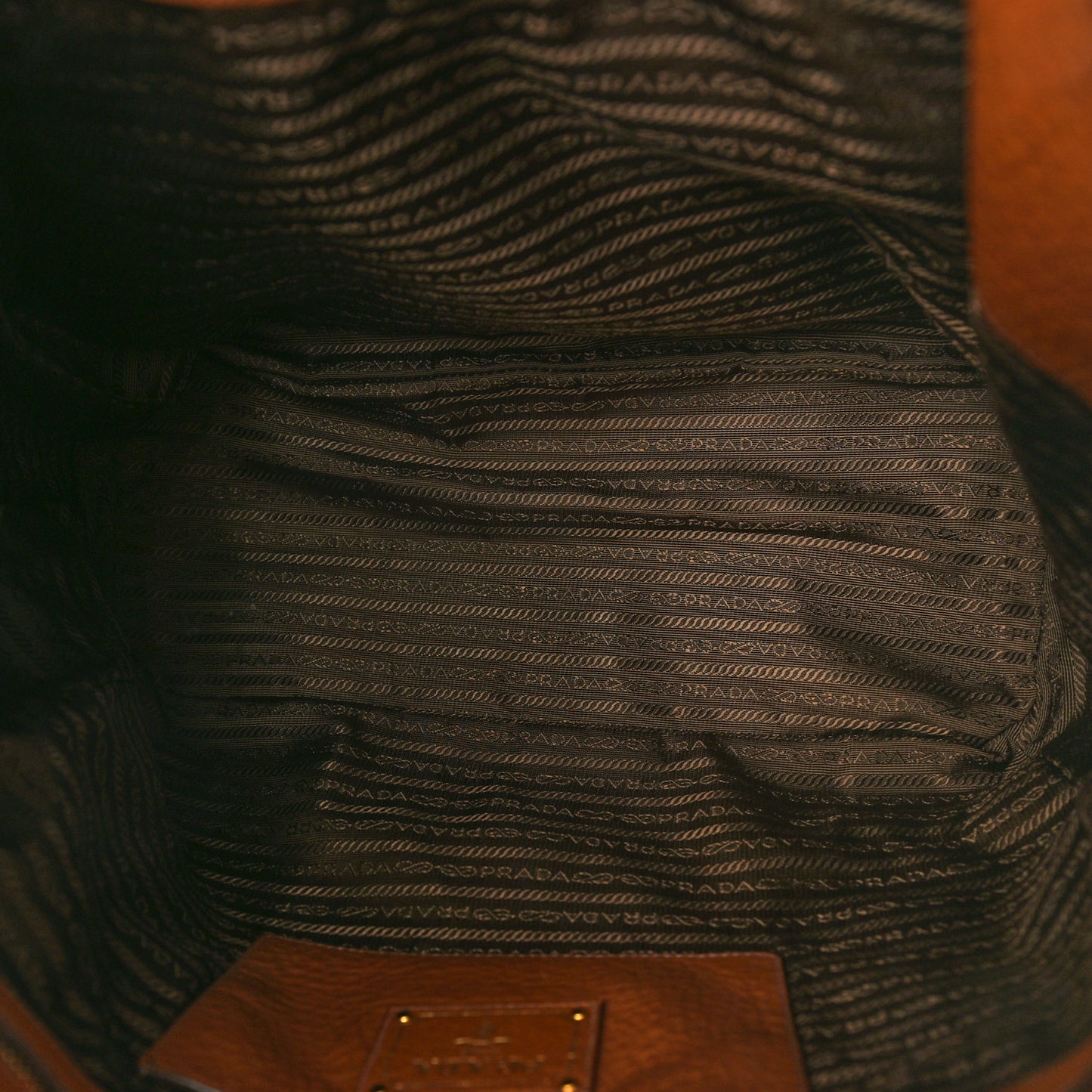 Vitello Daino Tote Brandy
