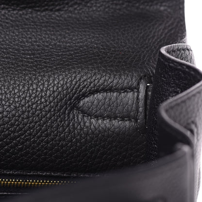 Hermes Togo Kelly Retourne 28 Black 15 of 31