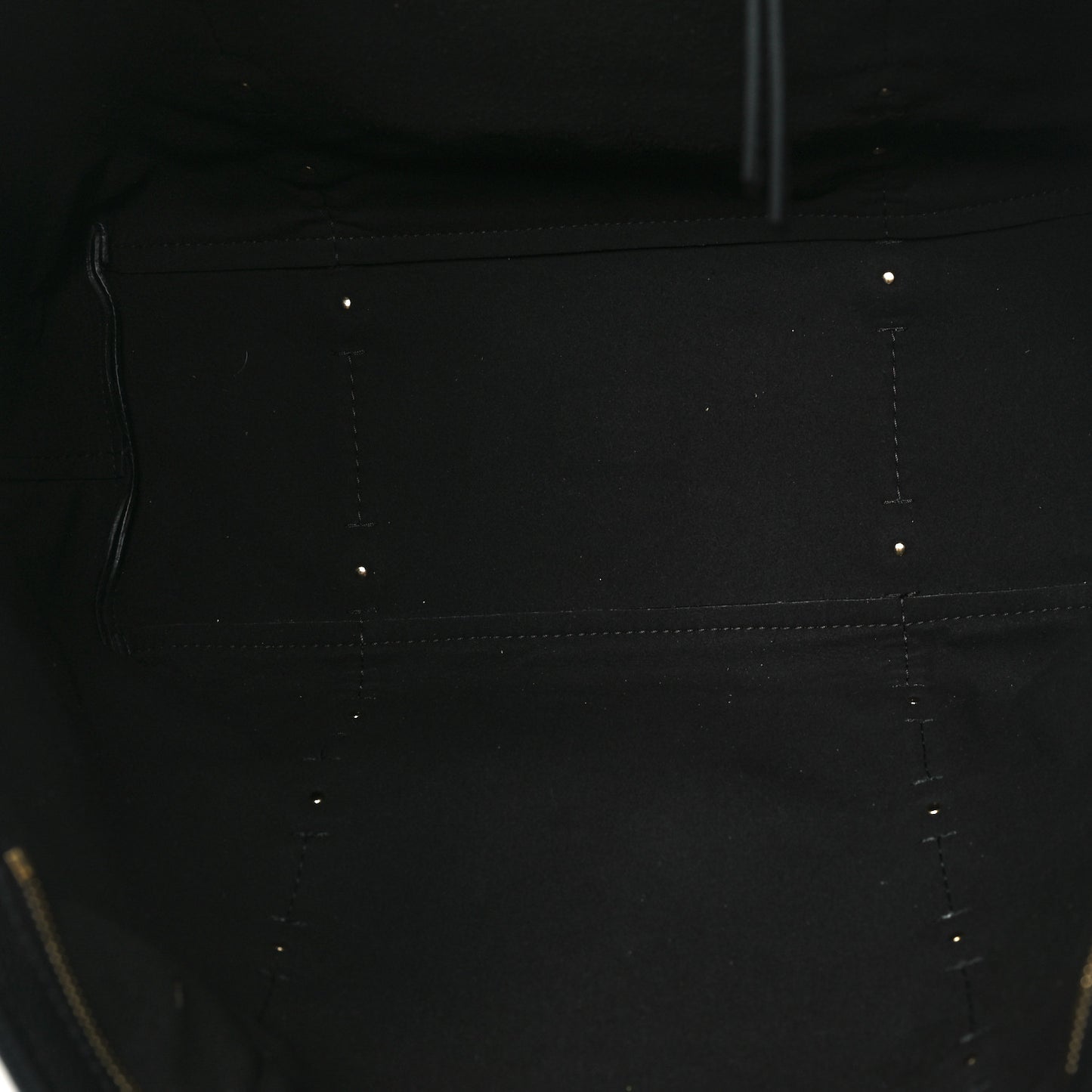 Grained Calfskin Emotion Tote Black