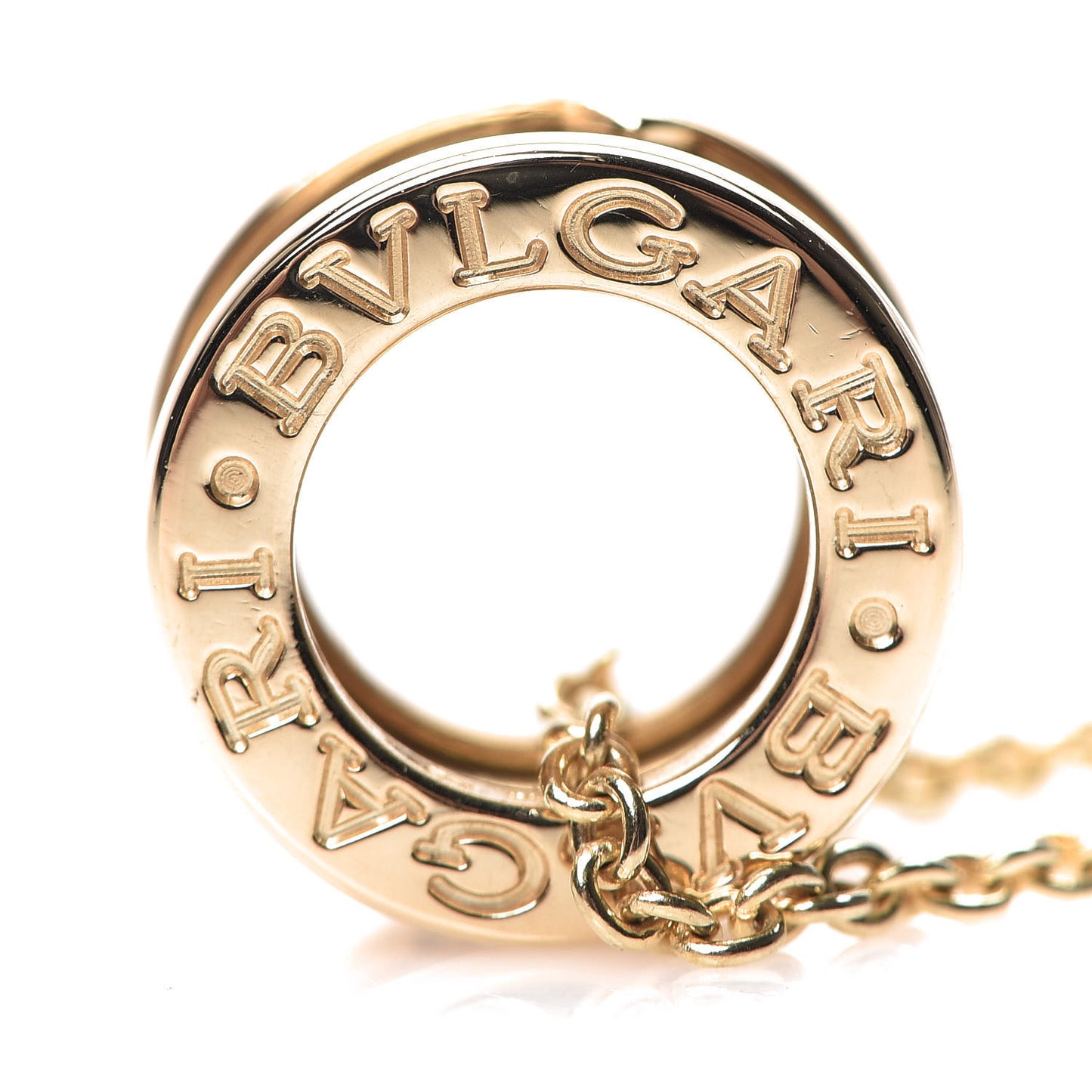 18K Yellow Gold B.Zero1 Pendant Necklace