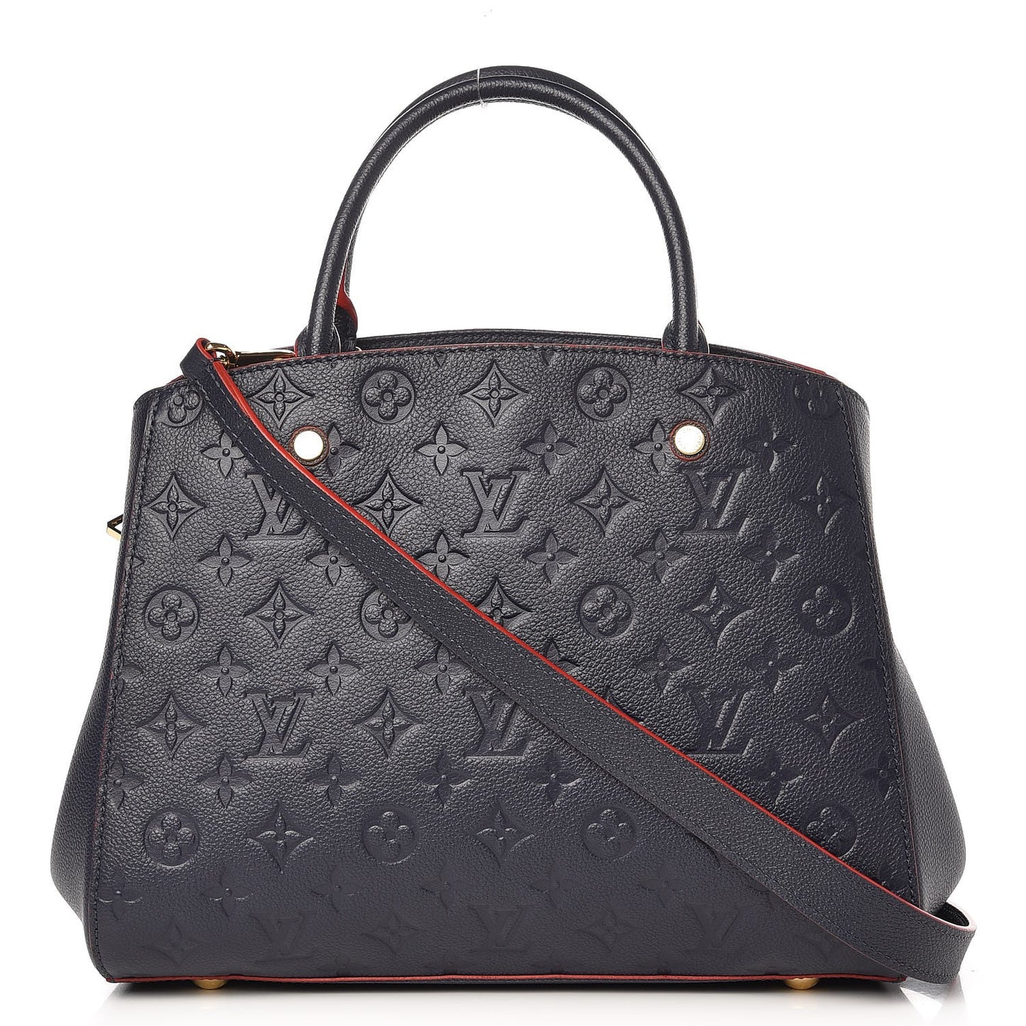 Empreinte Montaigne MM Marine Rouge