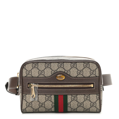 Gucci GG Supreme Monogram Small Ophidia Belt Bag 75 30 Dark Brown 1 of 10