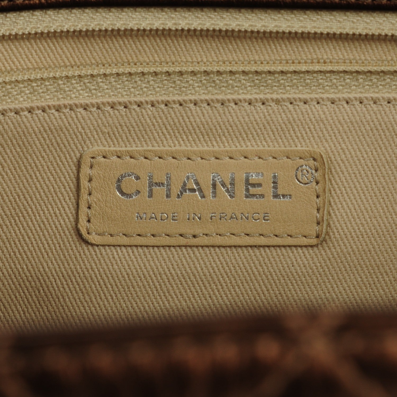 Chanel Aged Calfskin Reissue 2.55 Tote Bronze 7 of 7