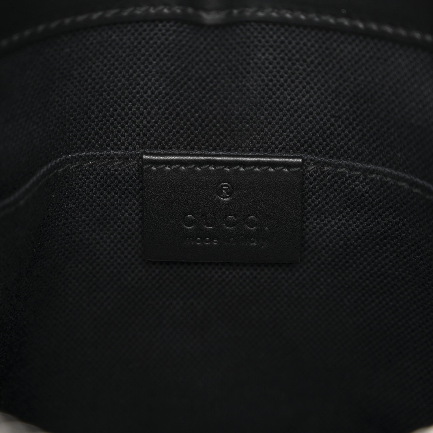 Gucci GG Supreme Monogram Web Small Flat Messenger Bag Black Grey 6 of 10