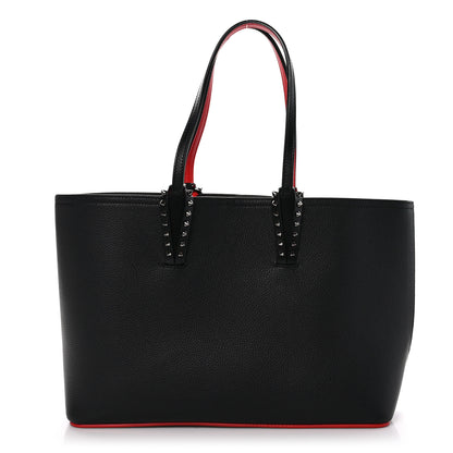 Christian Louboutin Calfskin Empire Spikes Small East West Cabata Tote Black 1 of 11