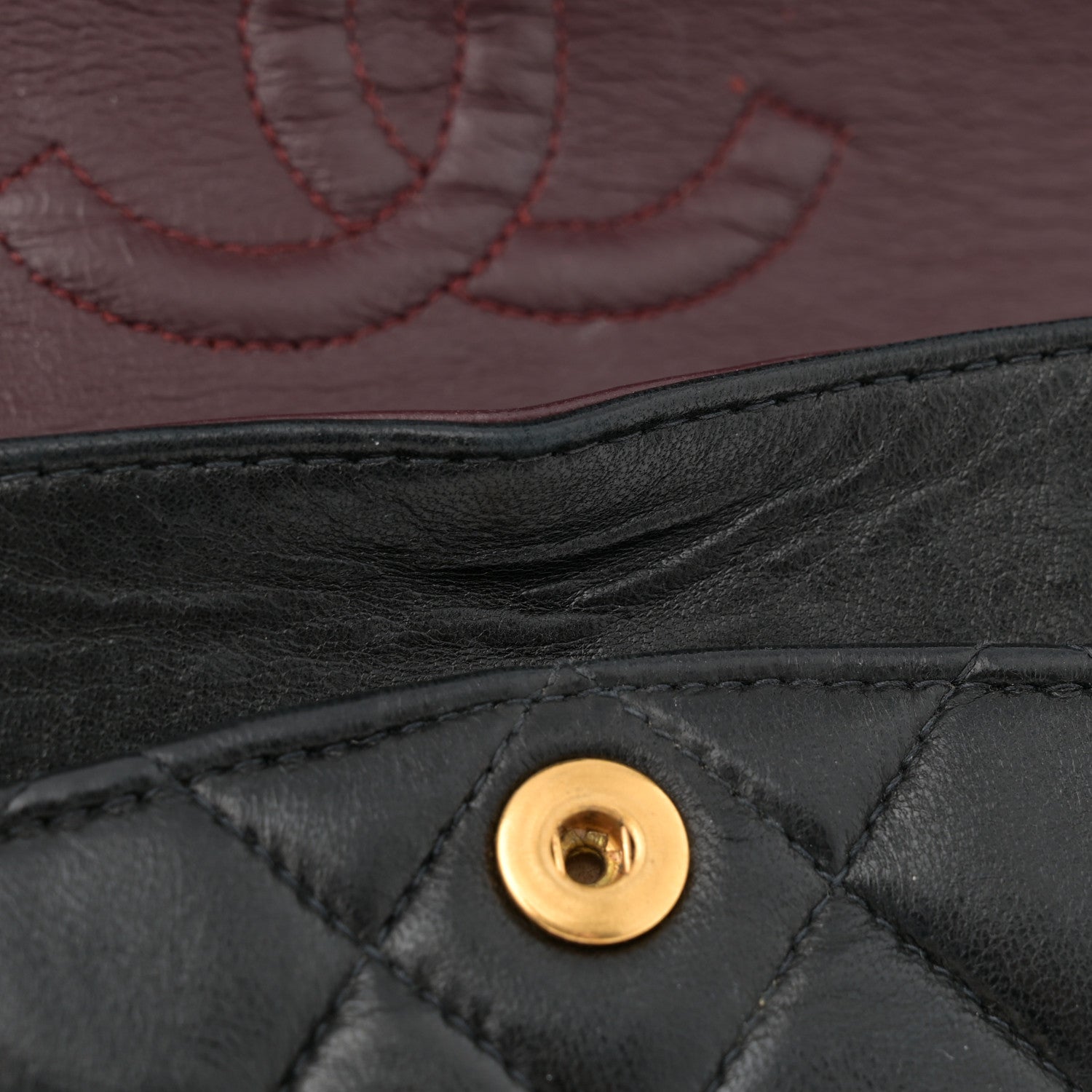 Chanel Lambskin Quilted Small Double Flap Black 12 of 14