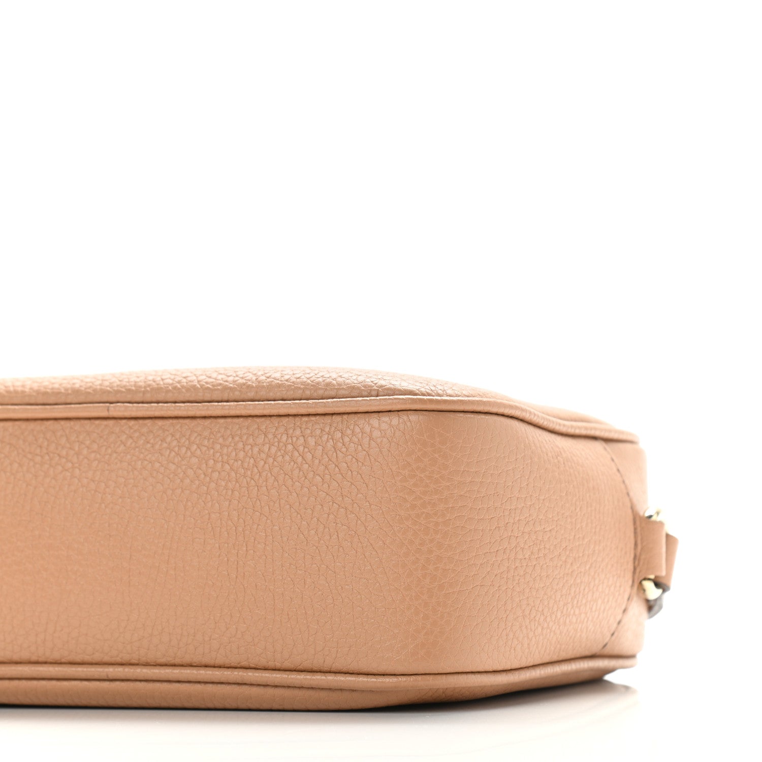 Gucci Pebbled Calfskin Small Soho Disco Bag Camelia 11 of 12