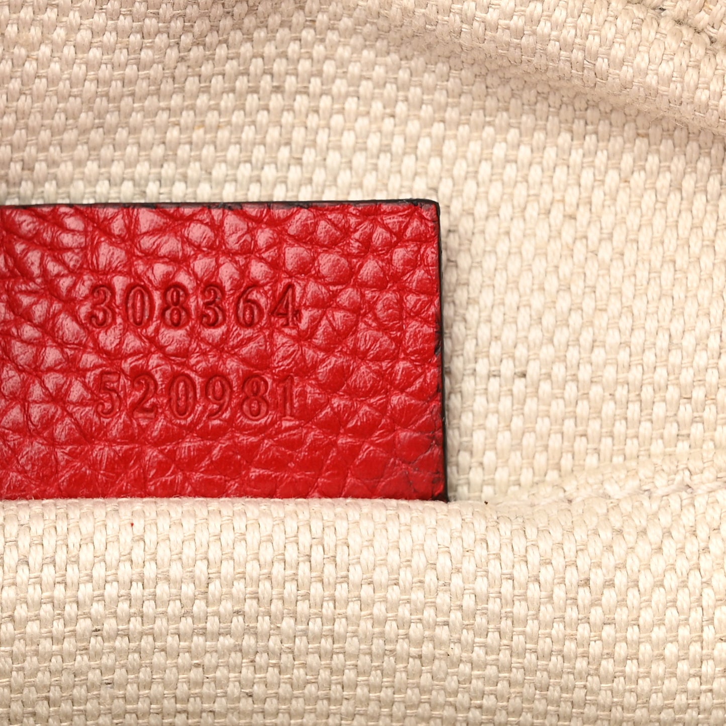 Pebbled Calfskin Small Soho Disco Bag Tabasco Red