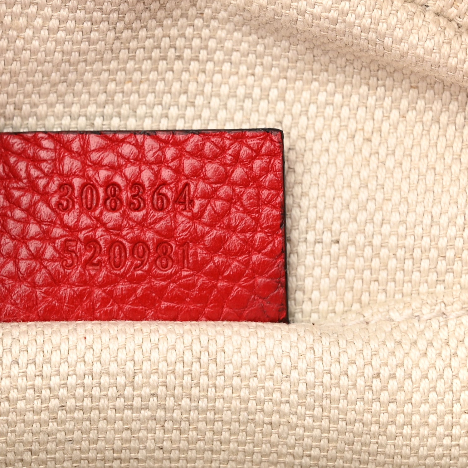 Gucci Pebbled Calfskin Small Soho Disco Bag Tabasco Red 7 of 11