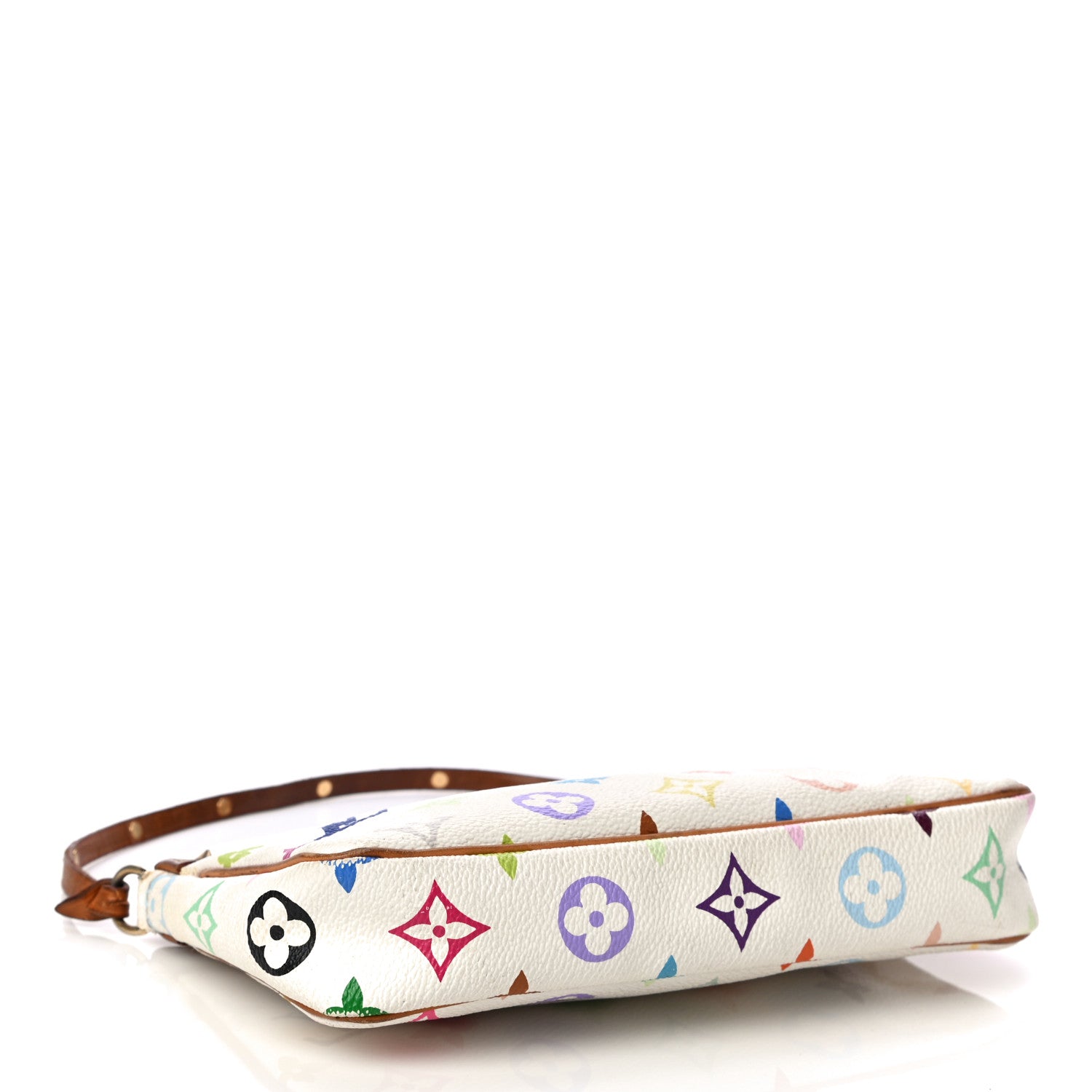 Louis Vuitton Monogram Multicolor Pochette Accessories White 4 of 13