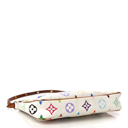 Louis Vuitton Monogram Multicolor Pochette Accessories White 4 of 13