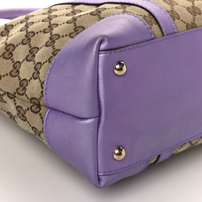 Gucci Monogram Small Lovely Heart Tote Purple 9 of 10