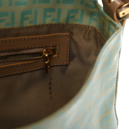 Fendi Vinyl Zucchino Baguette Blue 9 of 10