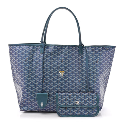 Goyard Iridescent Goyardine Saint Louis GM Pearly Blue 3 of 12