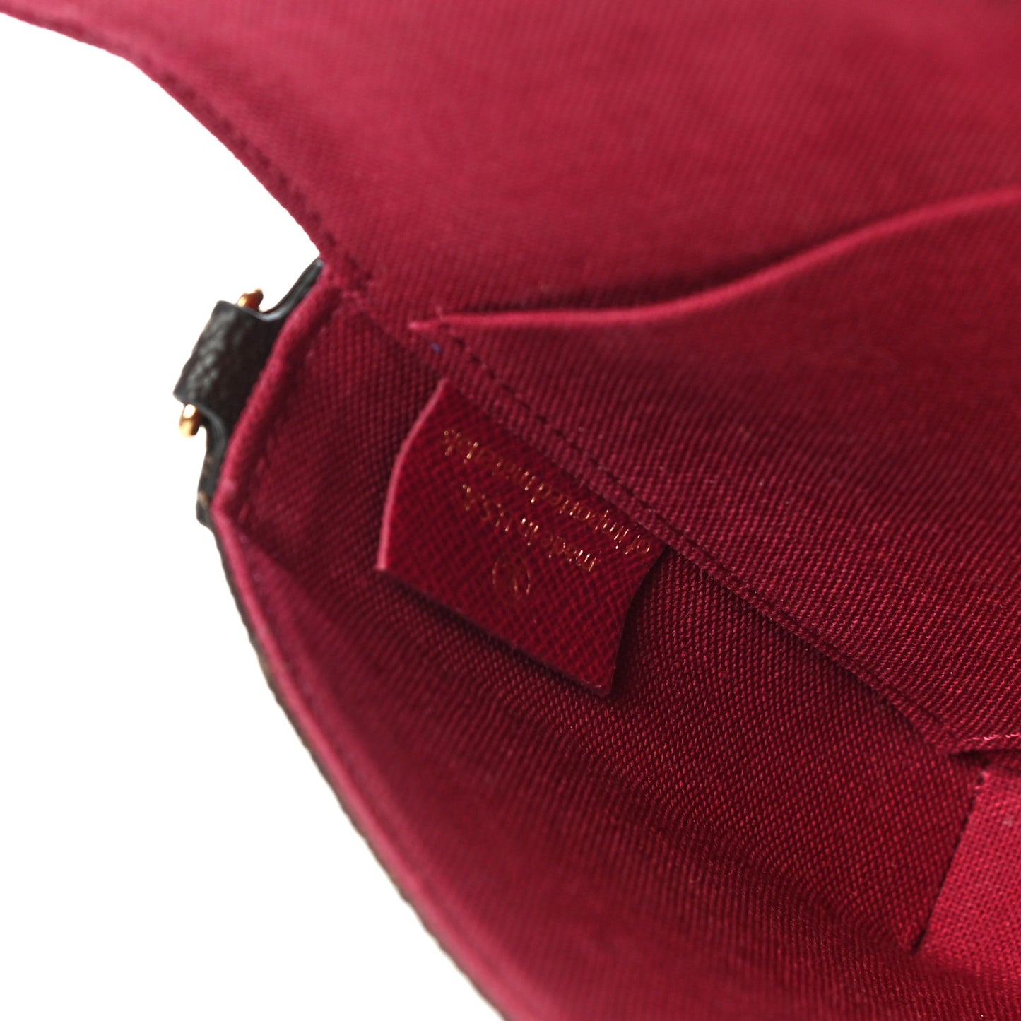 Monogram Pochette Felicie Chain Wallet Fuchsia