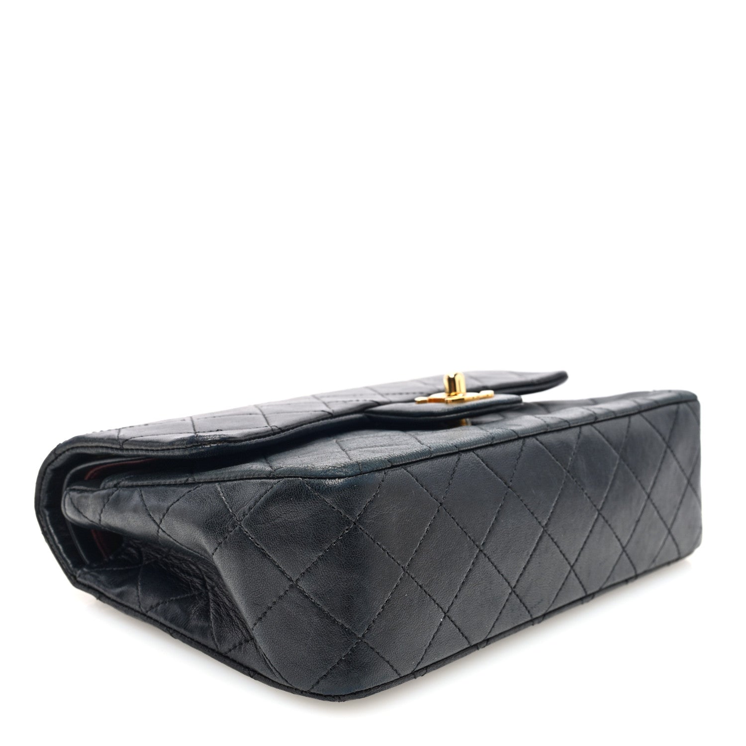Chanel Lambskin Quilted Small Double Flap Black 4 of 10