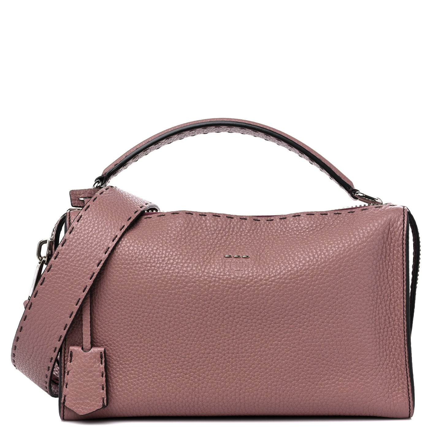 Cuoio Romano Selleria Lei Boston Tote English Rose