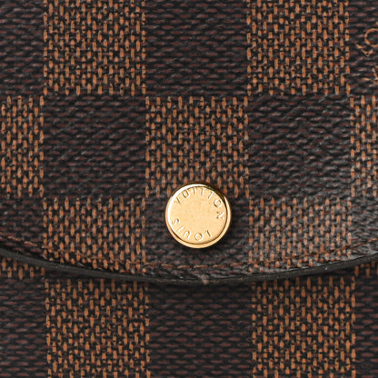 Louis Vuitton Damier Ebene Rosalie Coin Purse Rose Ballerine 7 of 14