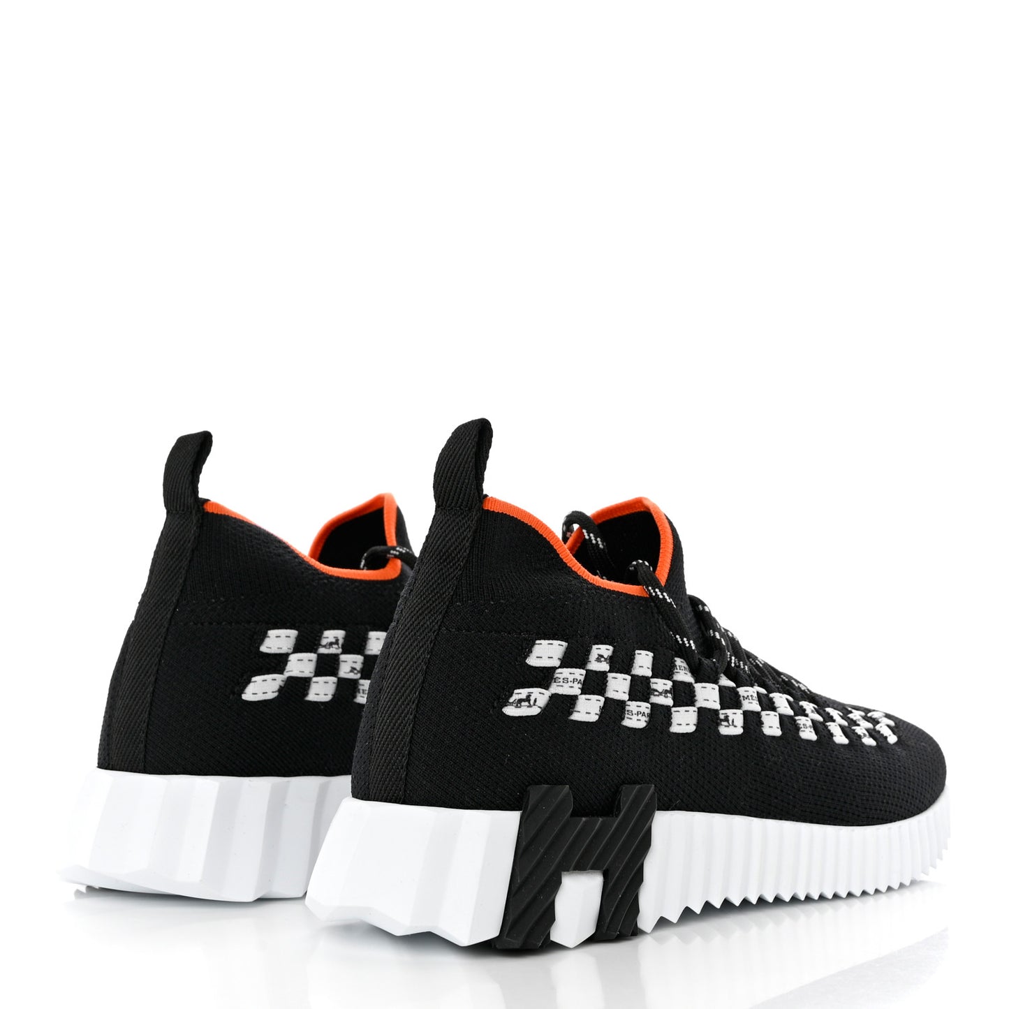 Knit Womens Flex Bolduc Sneakers 35 Black White