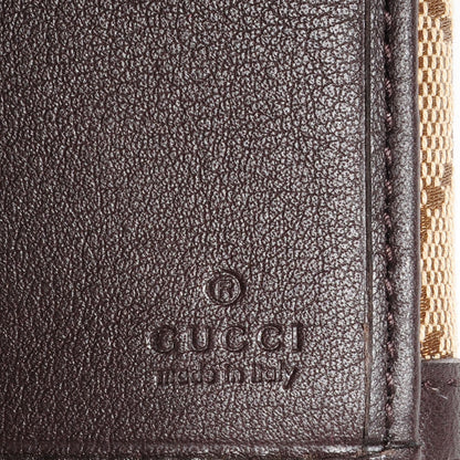 Gucci Monogram Margaux Calfskin Sukey Continental Organizer Wallet Beige Ebony Cocoa 7 of 8