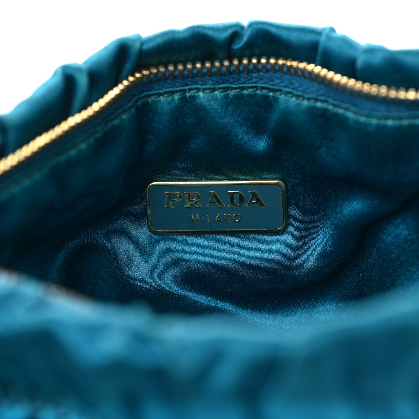 Satin Raso Shoulder Bag Blue