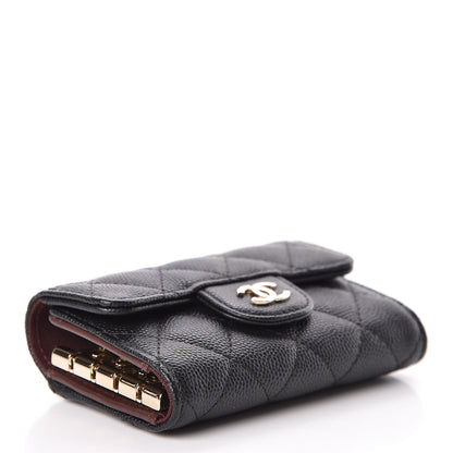 Chanel Caviar Quilted Classic 4 Key Holder Wallet Black 4 of 10