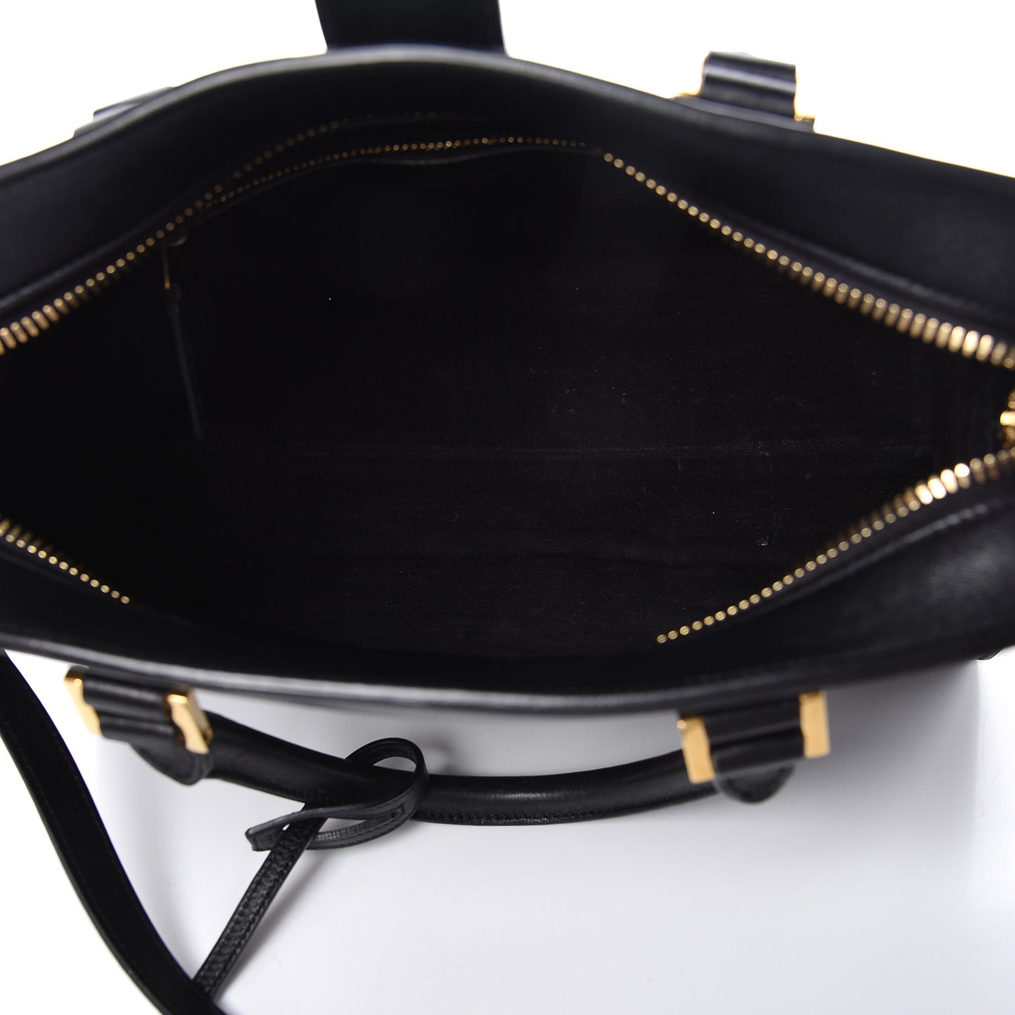 Calfskin Small Monogram Cabas Black