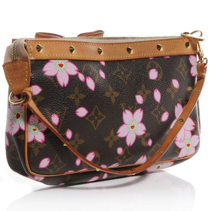 Louis Vuitton Monogram Cherry Blossom Pochette Accessories Brown 3 of 7