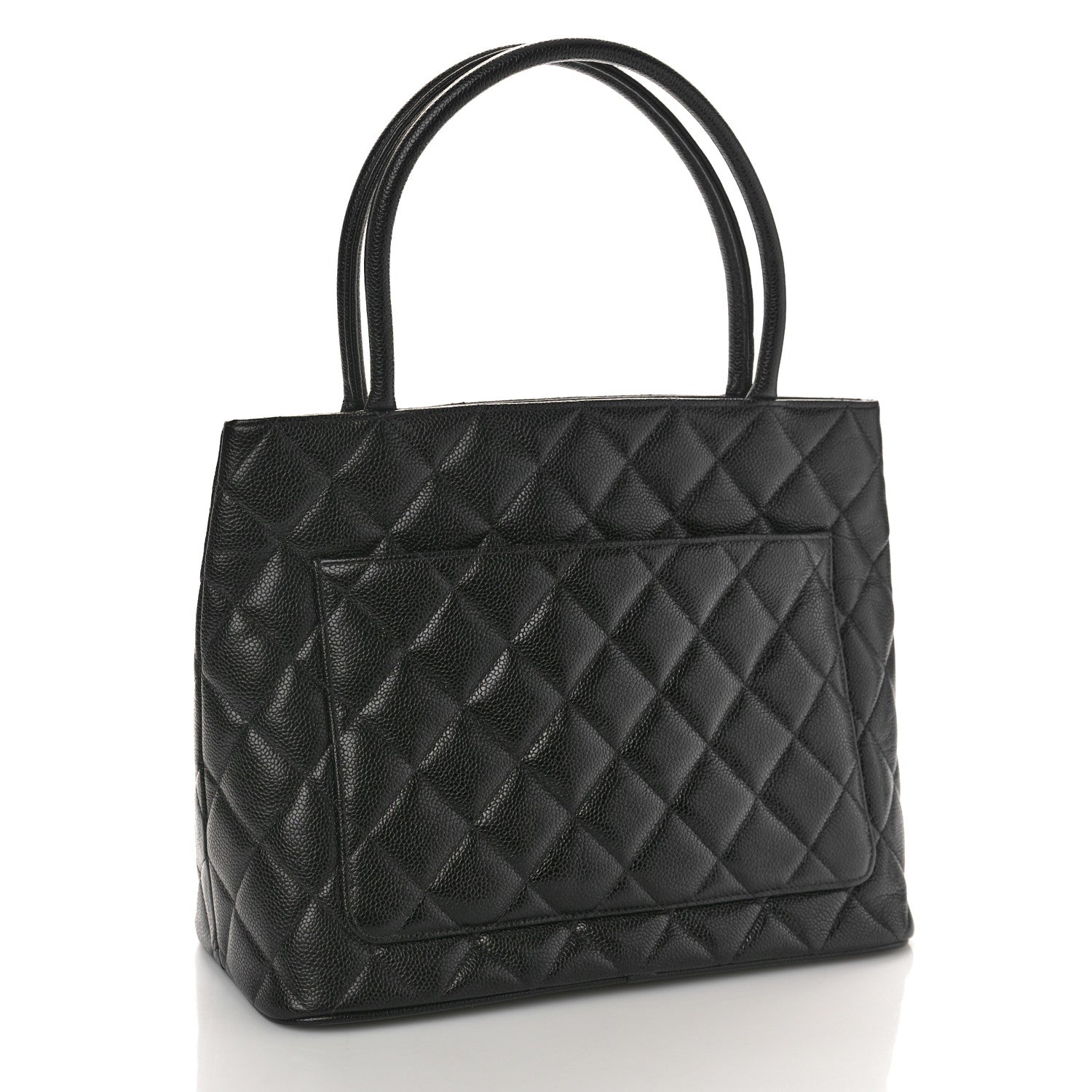 Chanel Caviar Quilted Medallion Tote Black 3 of 10