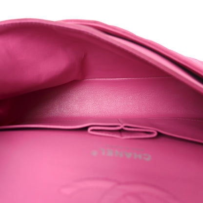 Chanel Iridescent Caviar Quilted Medium Double Flap Pink 5 of 10