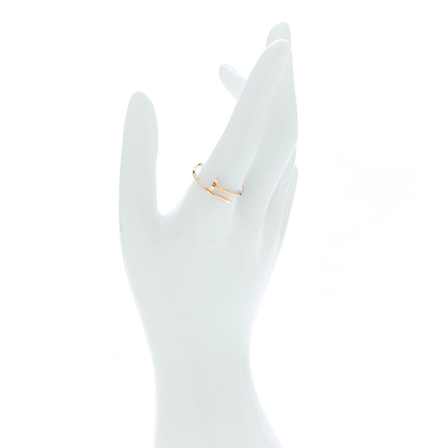 Cartier 18K Yellow Gold Small Juste Un Clou Ring 64 10.75 2 of 7