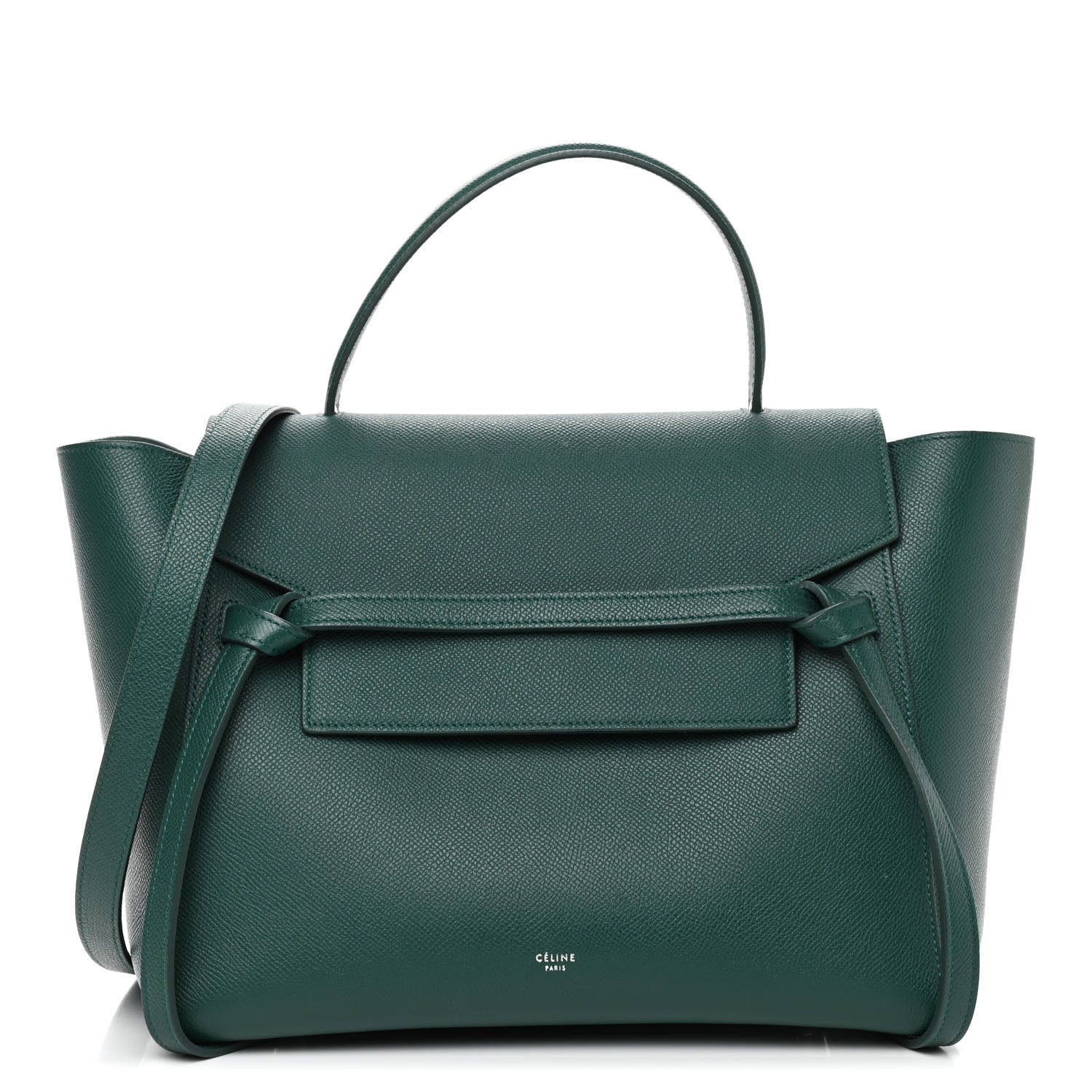 Celine Grained Calfskin Mini Belt Bag Forest 1 of 7